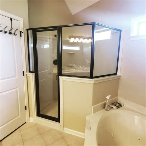 metal framed glass shower enclosure|binswanger glass shower doors.